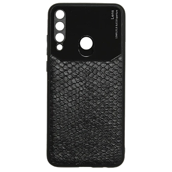 کاور طرح چرم مدل Lens مناسب برای گوشی موبایل Huawei Y6P